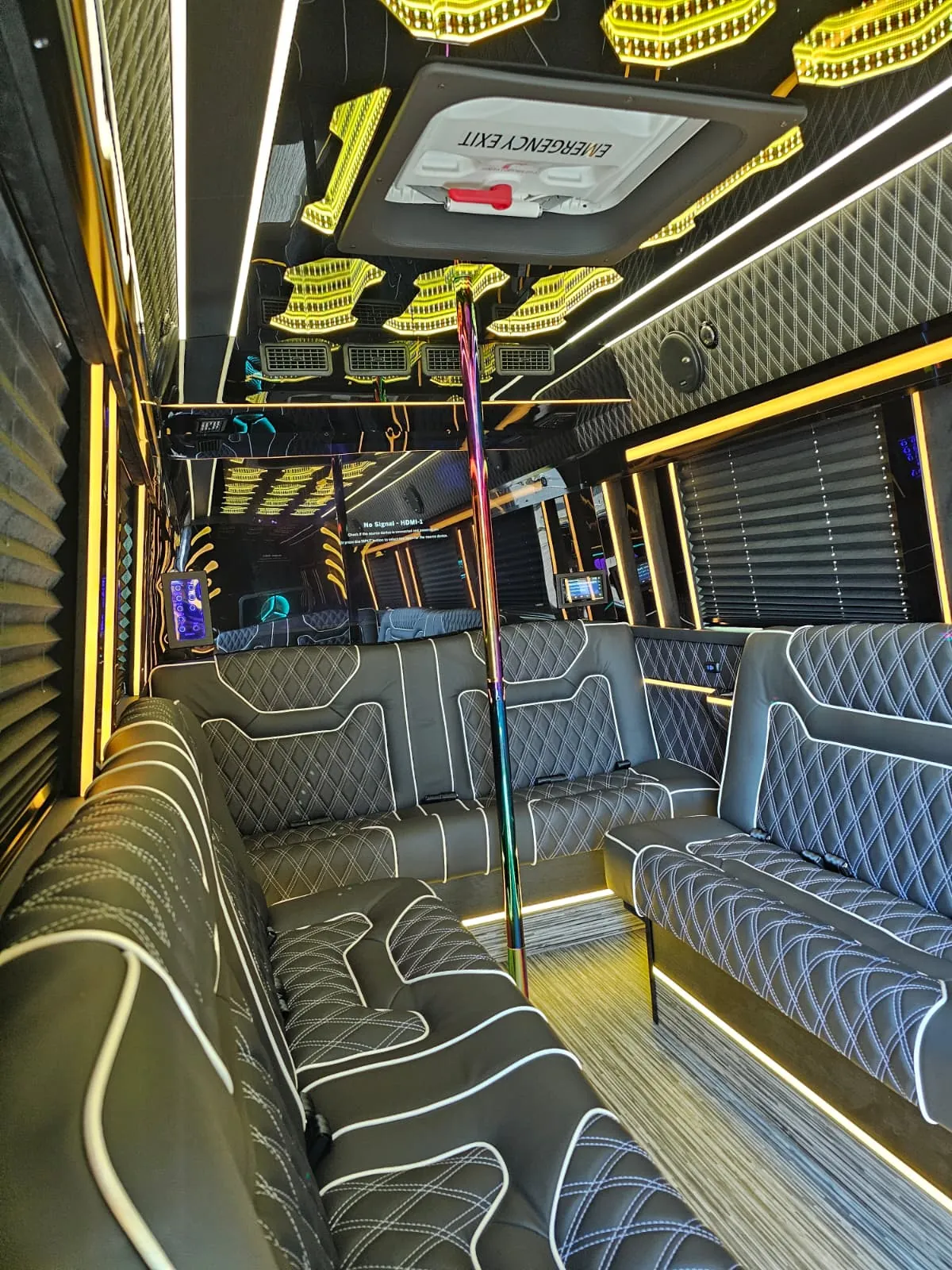 Limo Sprinter interior, photo 3 of 15, NYCSprinterVan.com