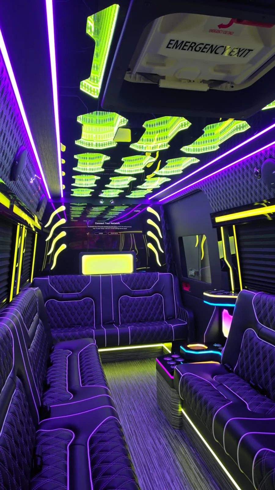 Limo Sprinter interior, photo 4 of 15, NYCSprinterVan.com