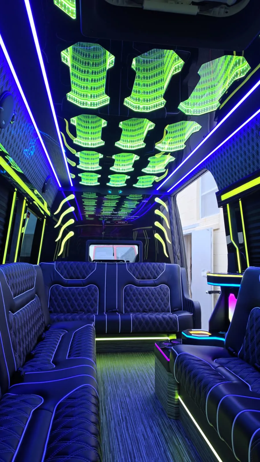 Limo Sprinter interior, photo 7 of 15, NYCSprinterVan.com