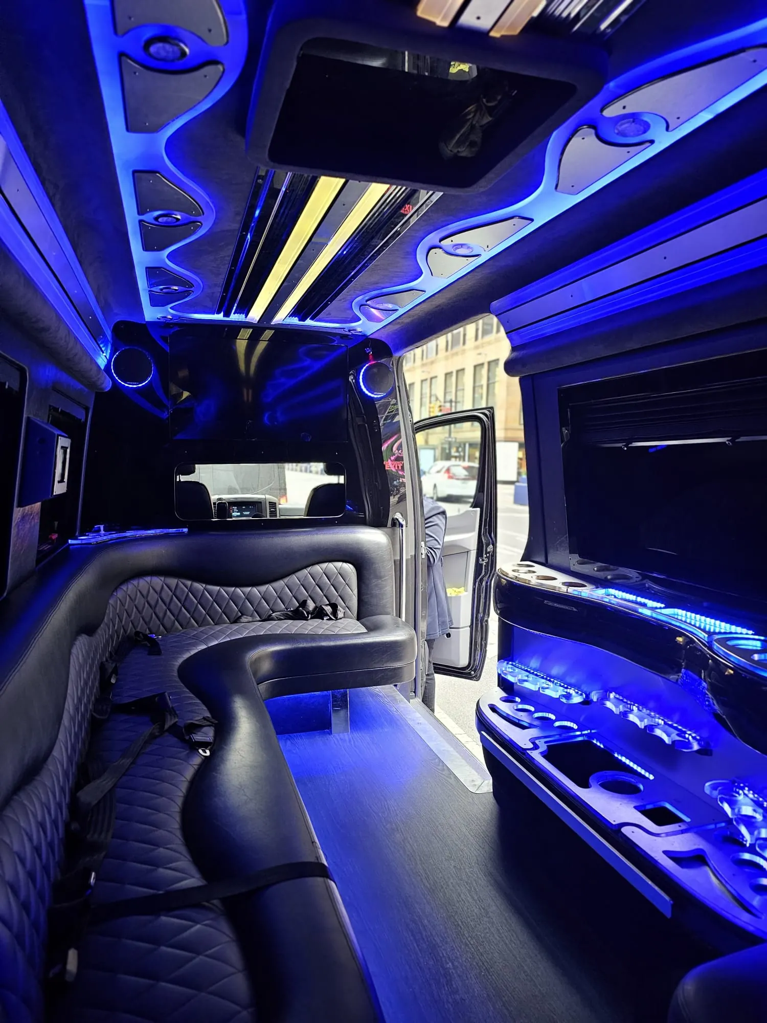 Limo Sprinter interior, photo 8 of 15, NYCSprinterVan.com