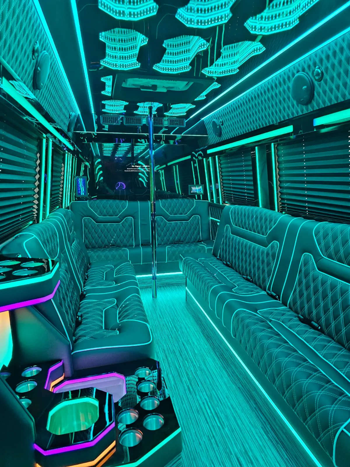 Limo Sprinter interior, photo 9 of 15, NYCSprinterVan.com