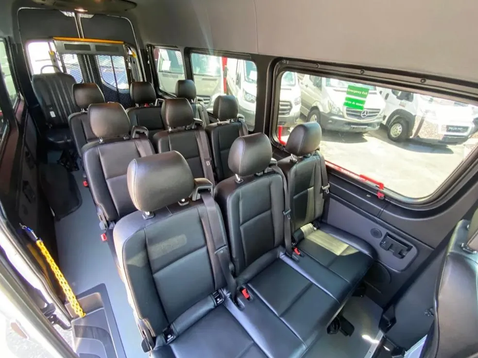 Wheelchair-accessible Sprinter interior