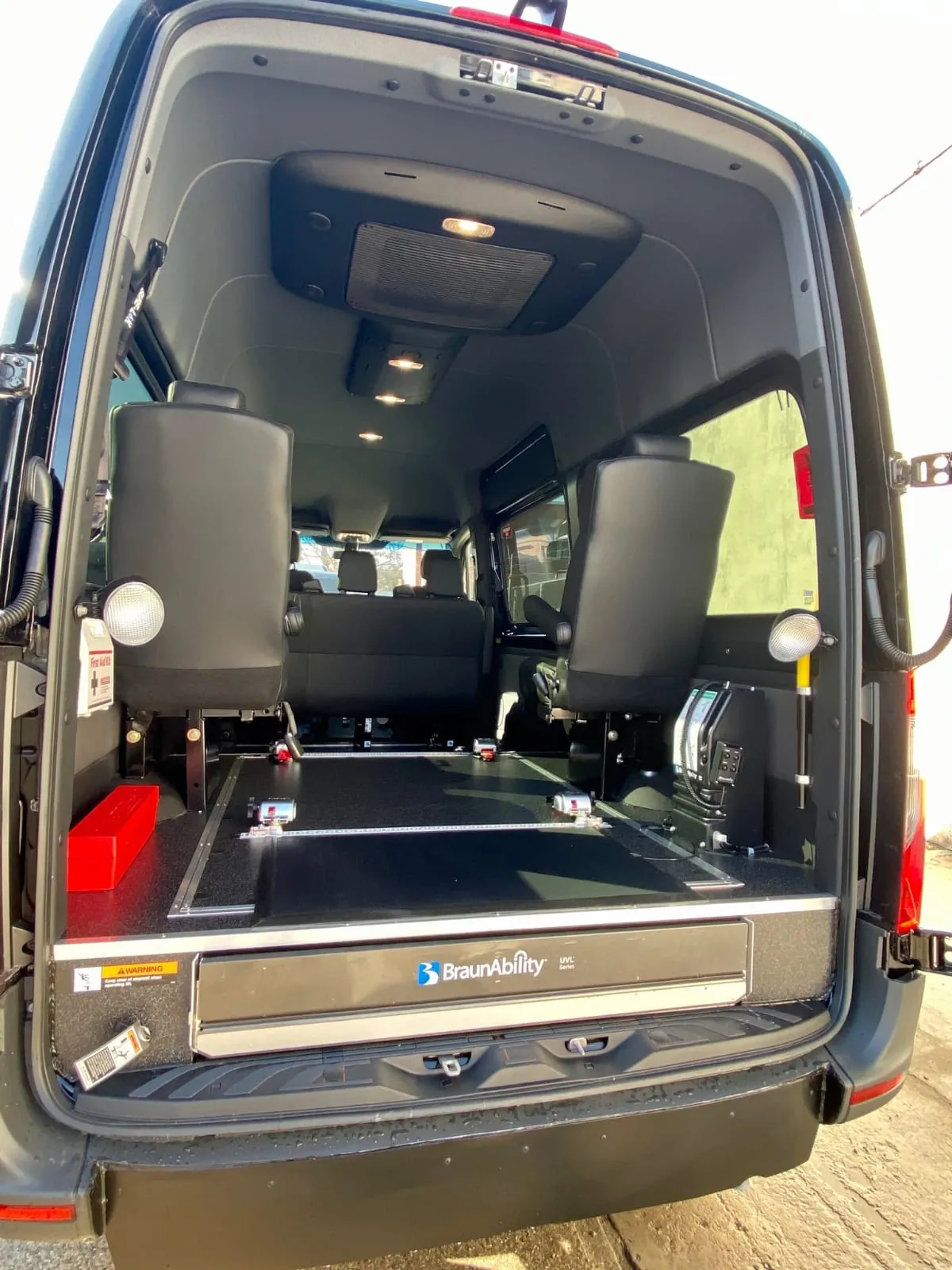 ADA/WAV Sprinter interior, photo 7 of 10, NYCSprinterVan.com
